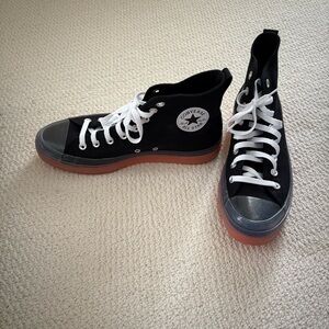 Converse Black and Red High-Tops